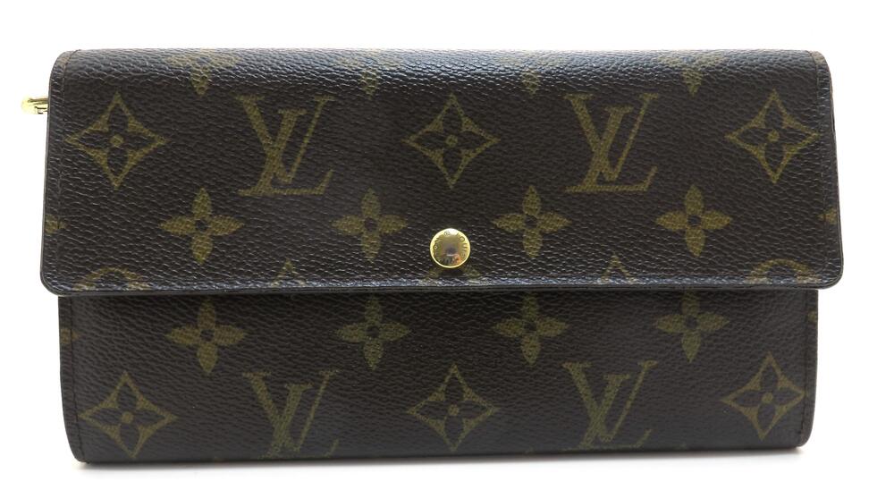 LOUIS VUITTON Portefeuille Sarah Long Wallet Monogram